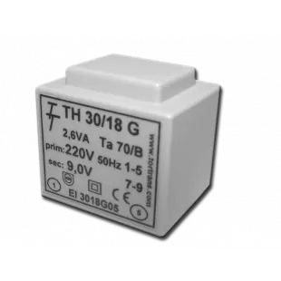 Малогабаритный трансформатор для печатных плат ТН 30/18 G фото 1